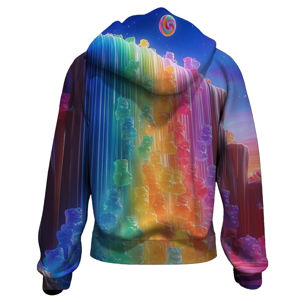 Gummy Galaxy Cascade designer hoodies