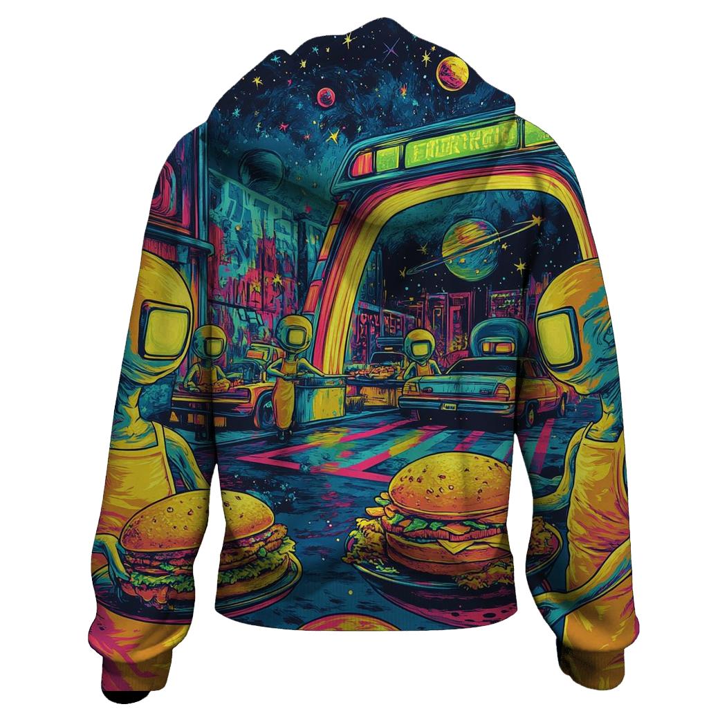 Alien Drive-Thru Deli hoodie designs