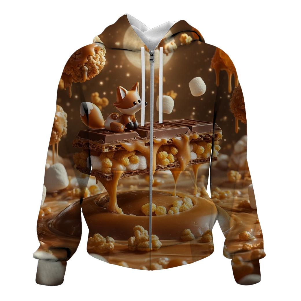 Chocolate Asteroid Garden hoodie styles