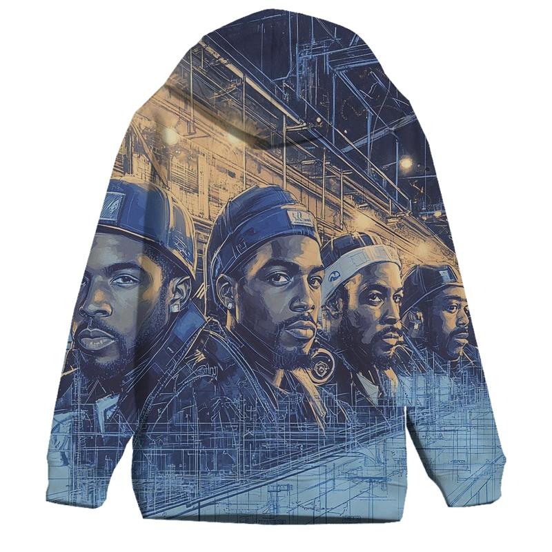 Underground Cipher Blueprint hoodies fashion