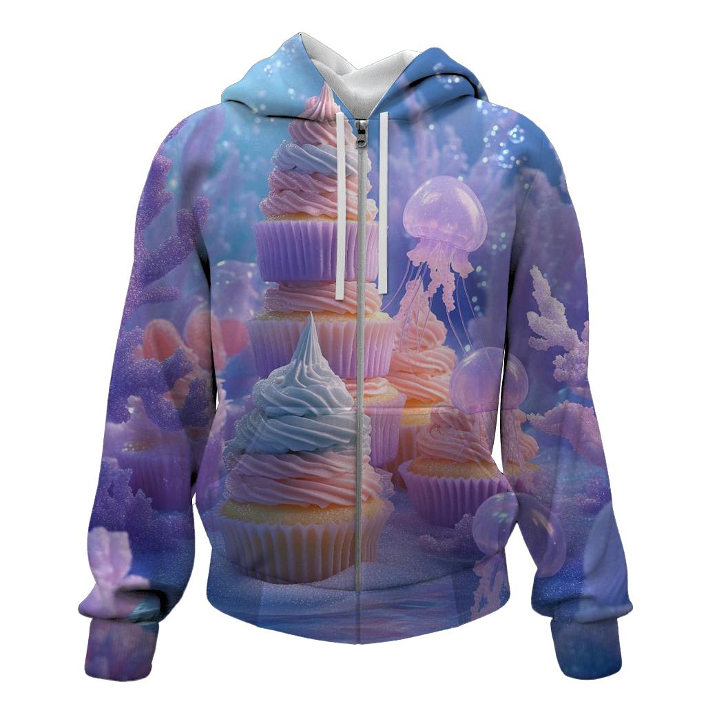 Cupcake Coral Reef hoodie designs