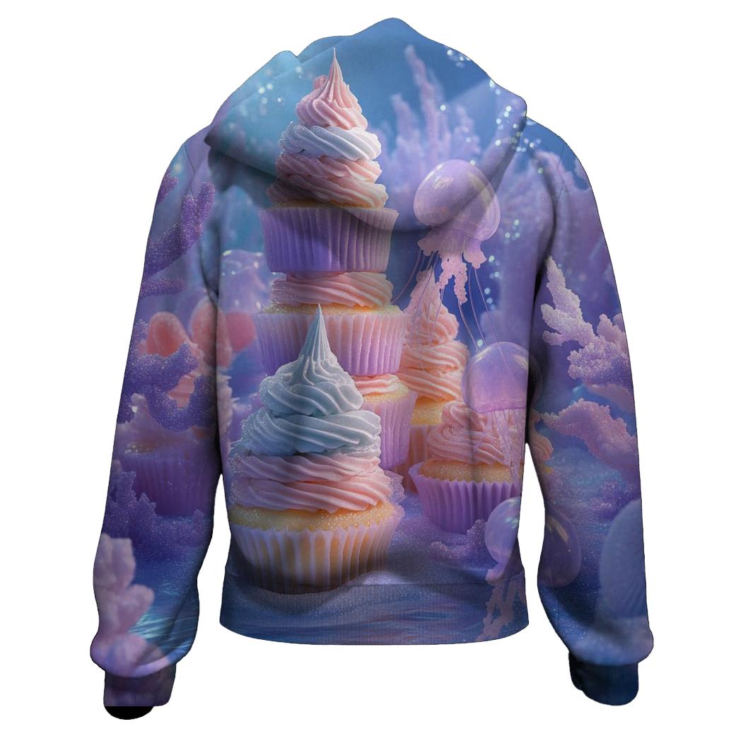 Cupcake Coral Reef hoodie designs