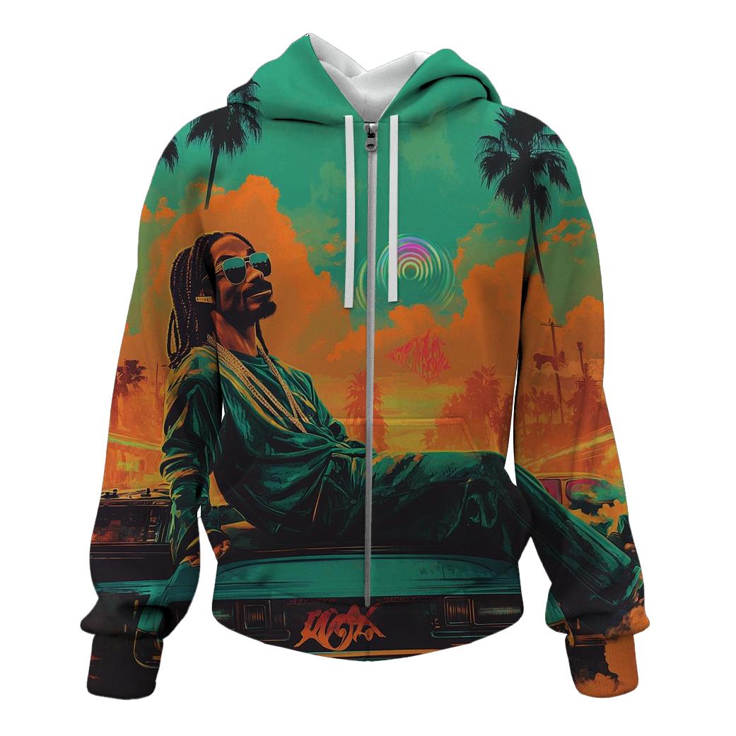 West Coast Sunset Cipher embroidered hoodies