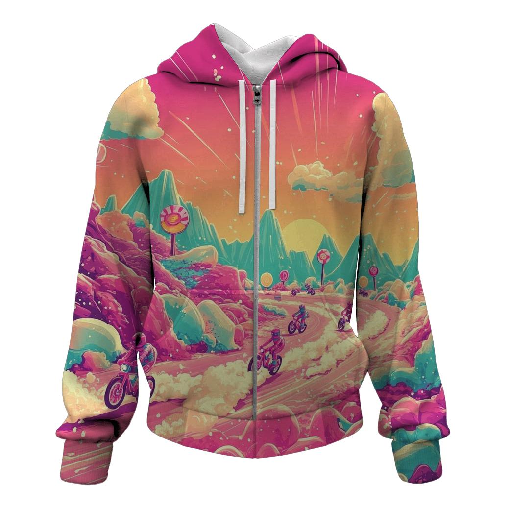 Bubblegum Biker Brigade premium hoodies