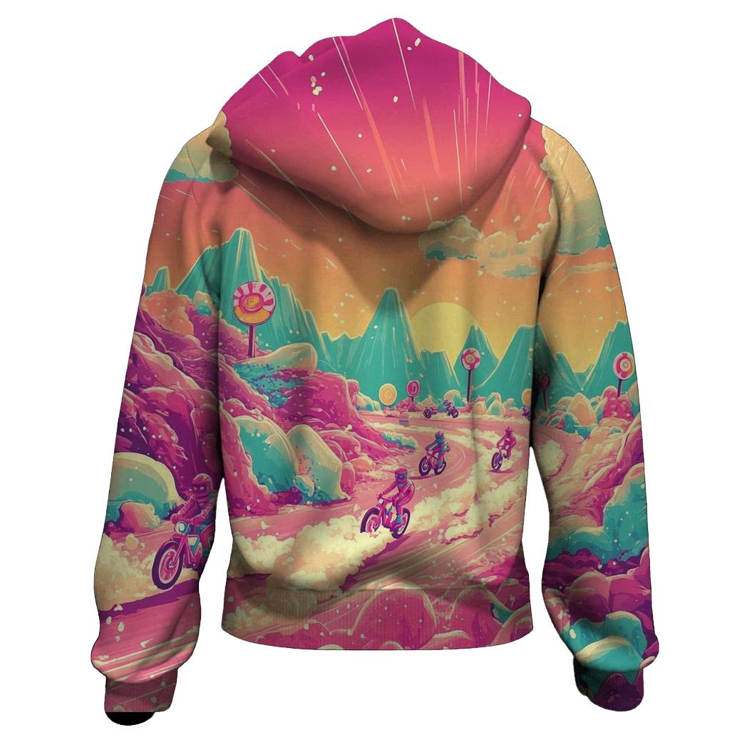 Bubblegum Biker Brigade premium hoodies