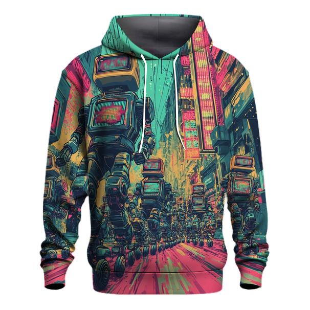 Robo-Rad Roller Ruckus heavyweight hoodies