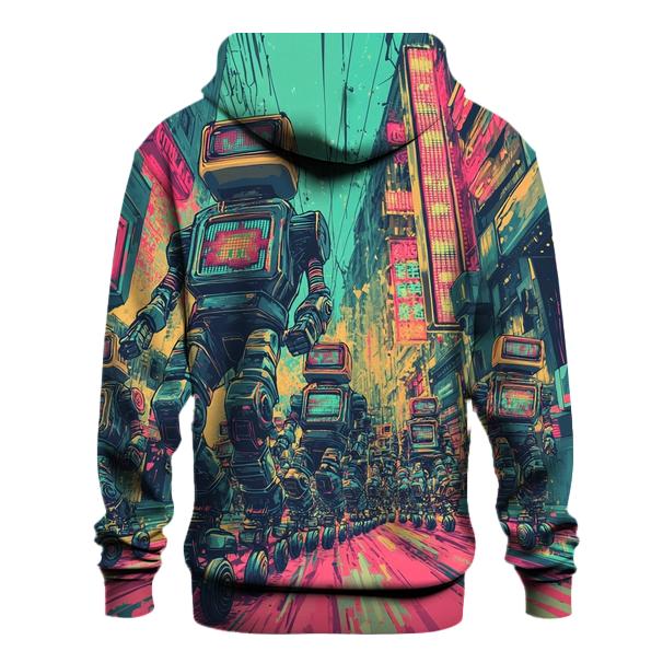 Robo-Rad Roller Ruckus heavyweight hoodies