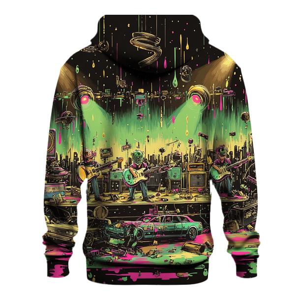 Galactic Garage Band Showdown pullover hoodies