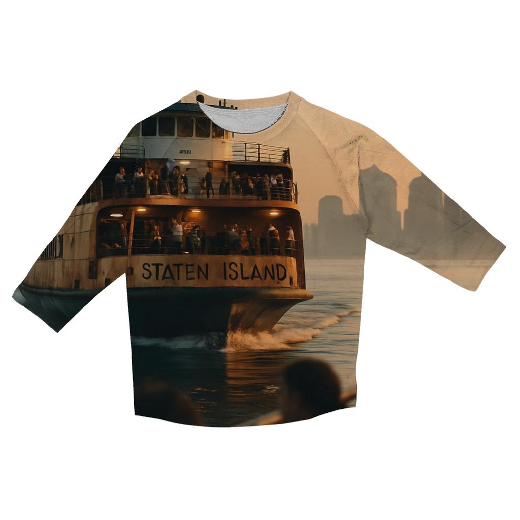 Dawn Ferry Approaching Manhattan fashion 3/4 sleeve shirts