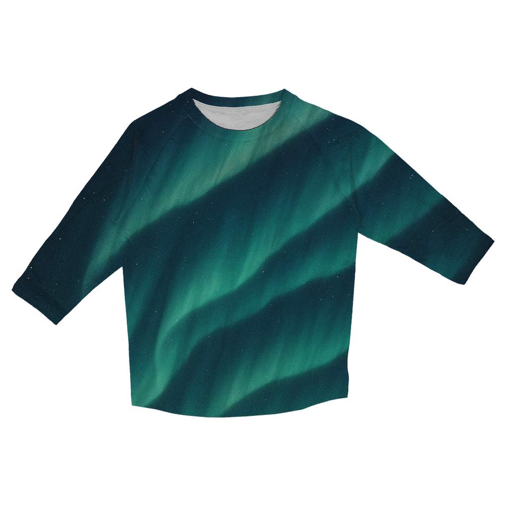 Aurora Curtain Drift personalized 3/4 sleeve tees