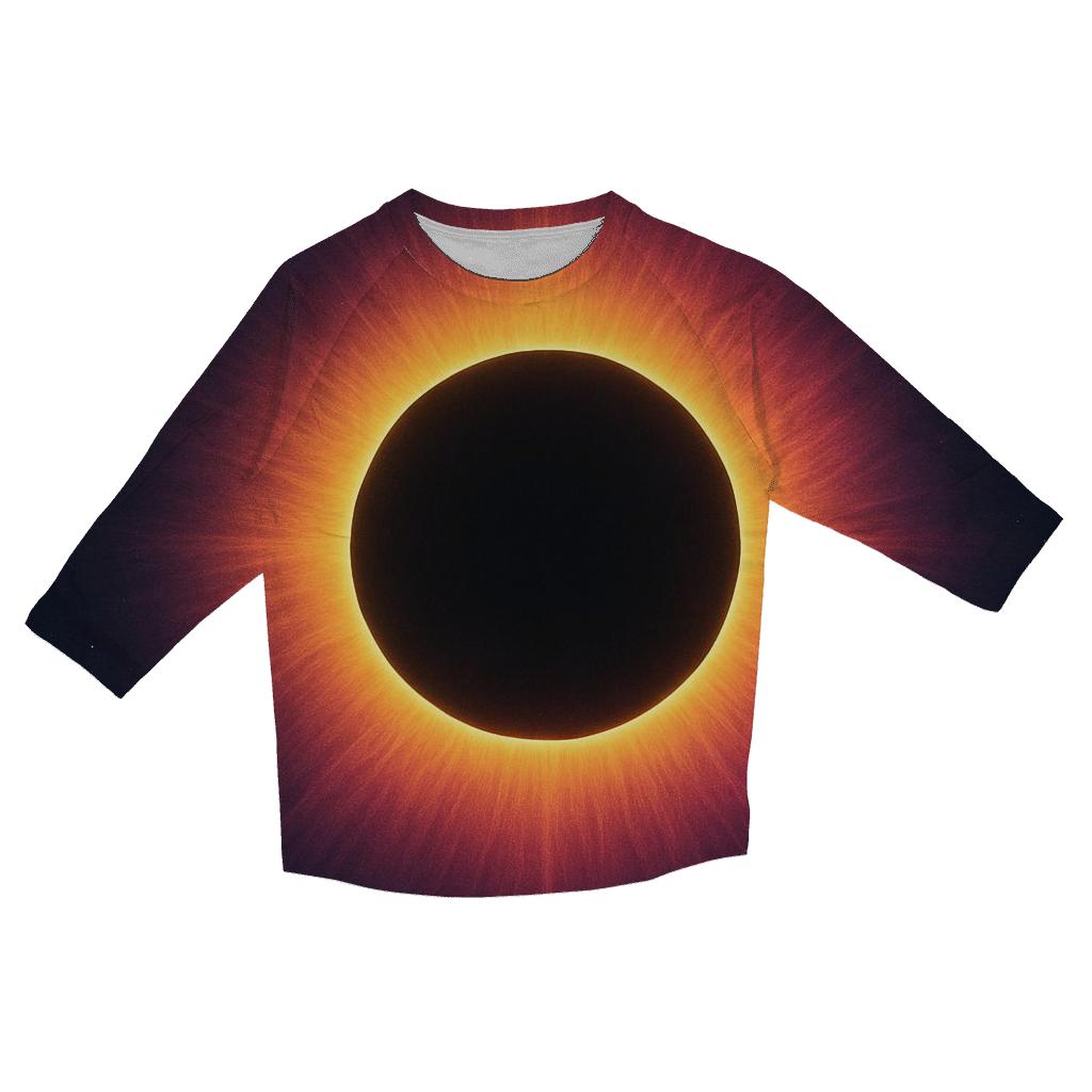 Eclipse Corona Rings fashion 3/4 sleeve shirts