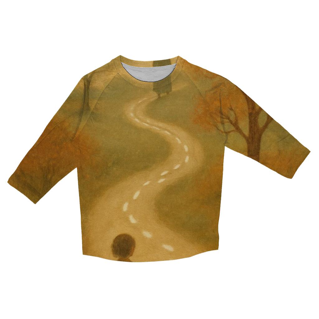 Footprints In The Heart designer 3/4 sleeve blouses