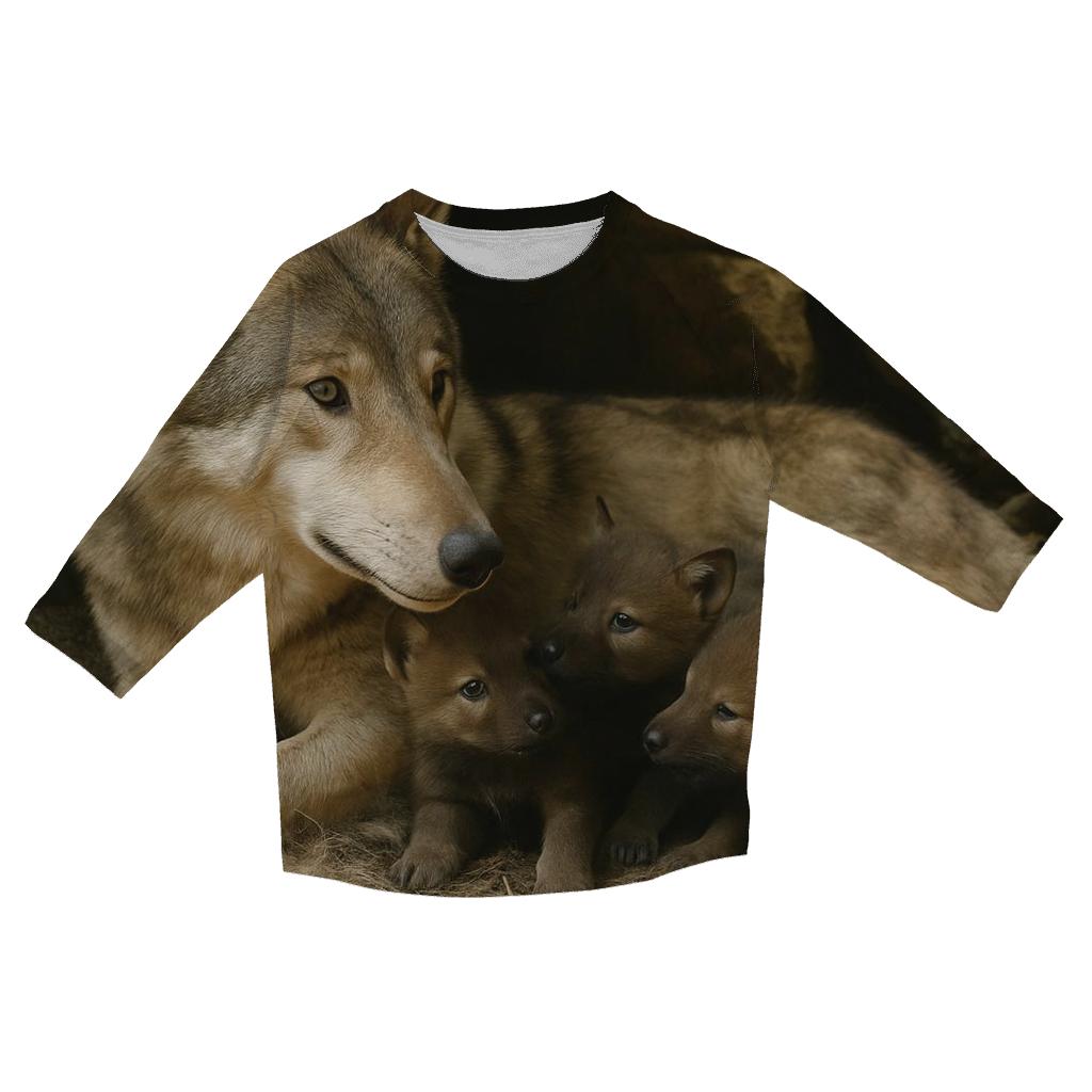 Mountain Den Midday Study stylish quarter sleeve tops