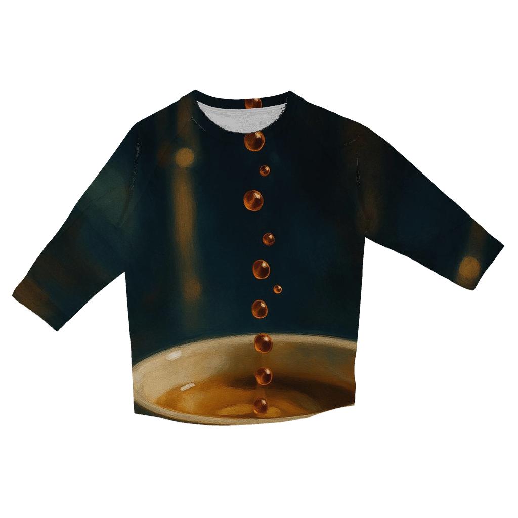 Espresso Drops Motion printed three quarter sleeve shirts