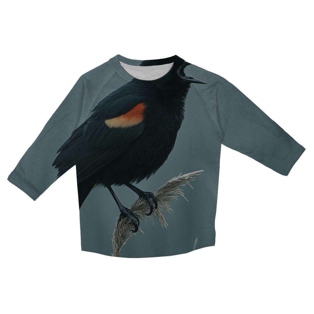 Sedge Chorus — Red-Winged Blackbird stylish quarter sleeve tops