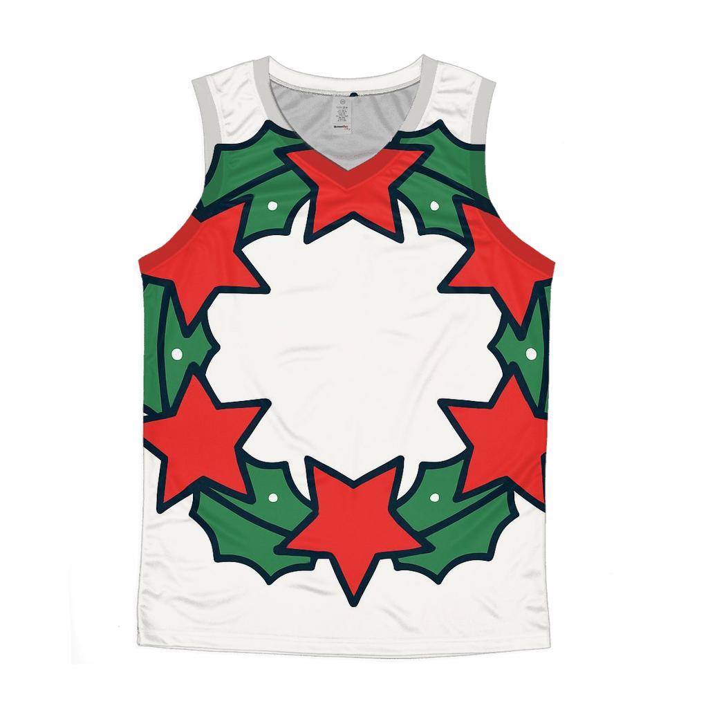 Starry Wreath Geometry graphic print tank tops