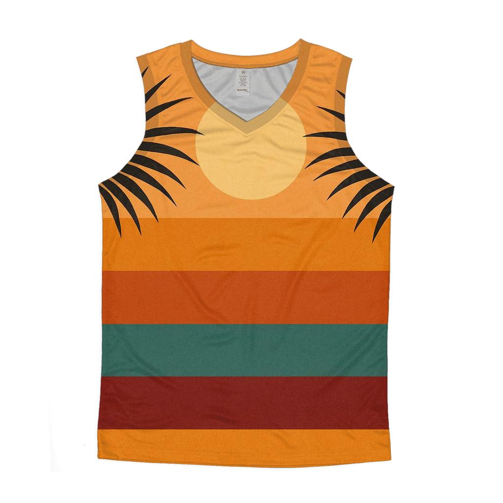 Sunset Groove Stripes custom tank tops