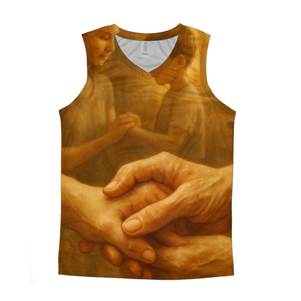 Hands That Hold Time custom tank tops