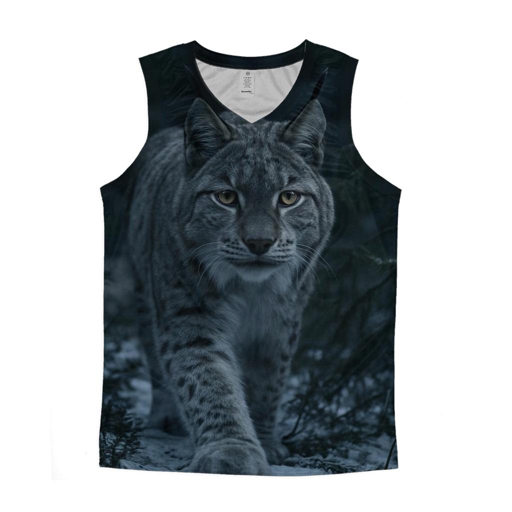 Boreal Forage — Eurasian Lynx stylish racerback tanks