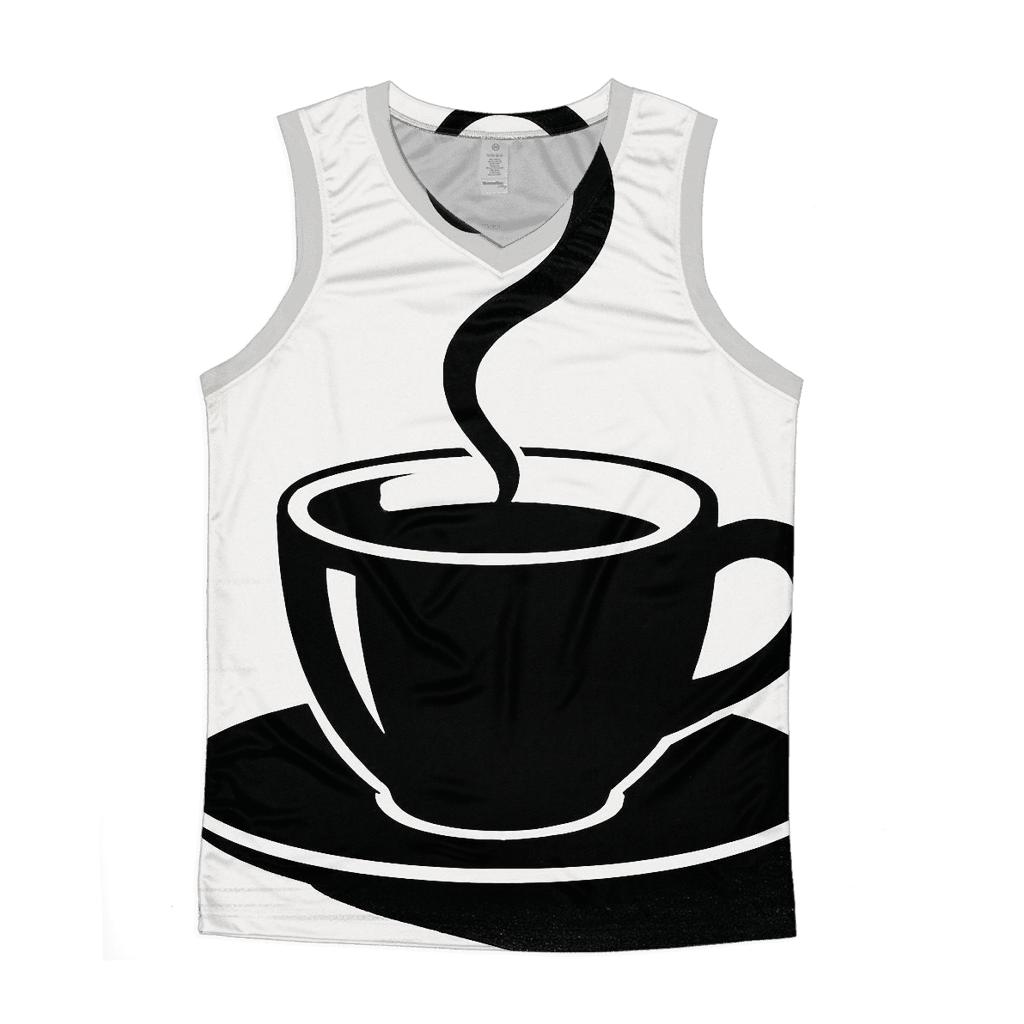 Steam Spiral Silhouette personalized athletic tanks