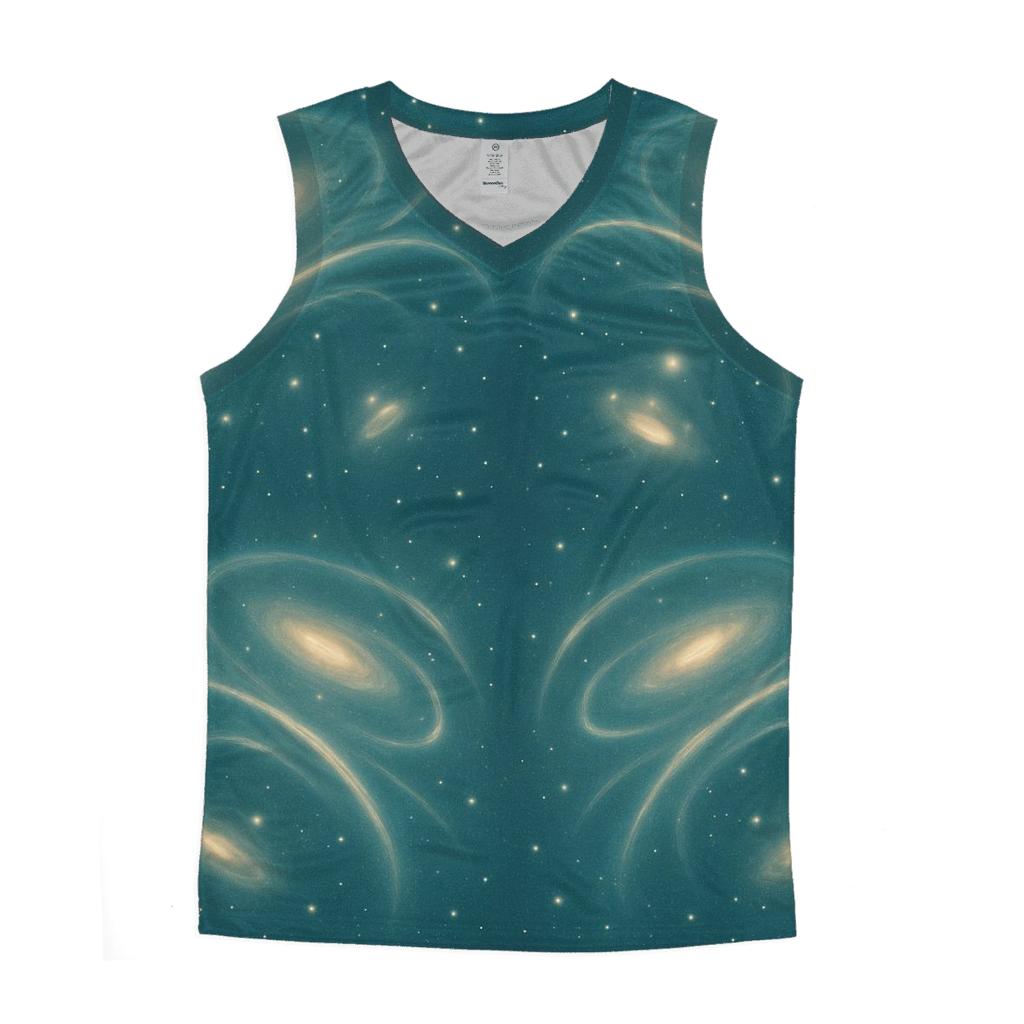 Gravitational Lens Arc Field sports performance tank tops