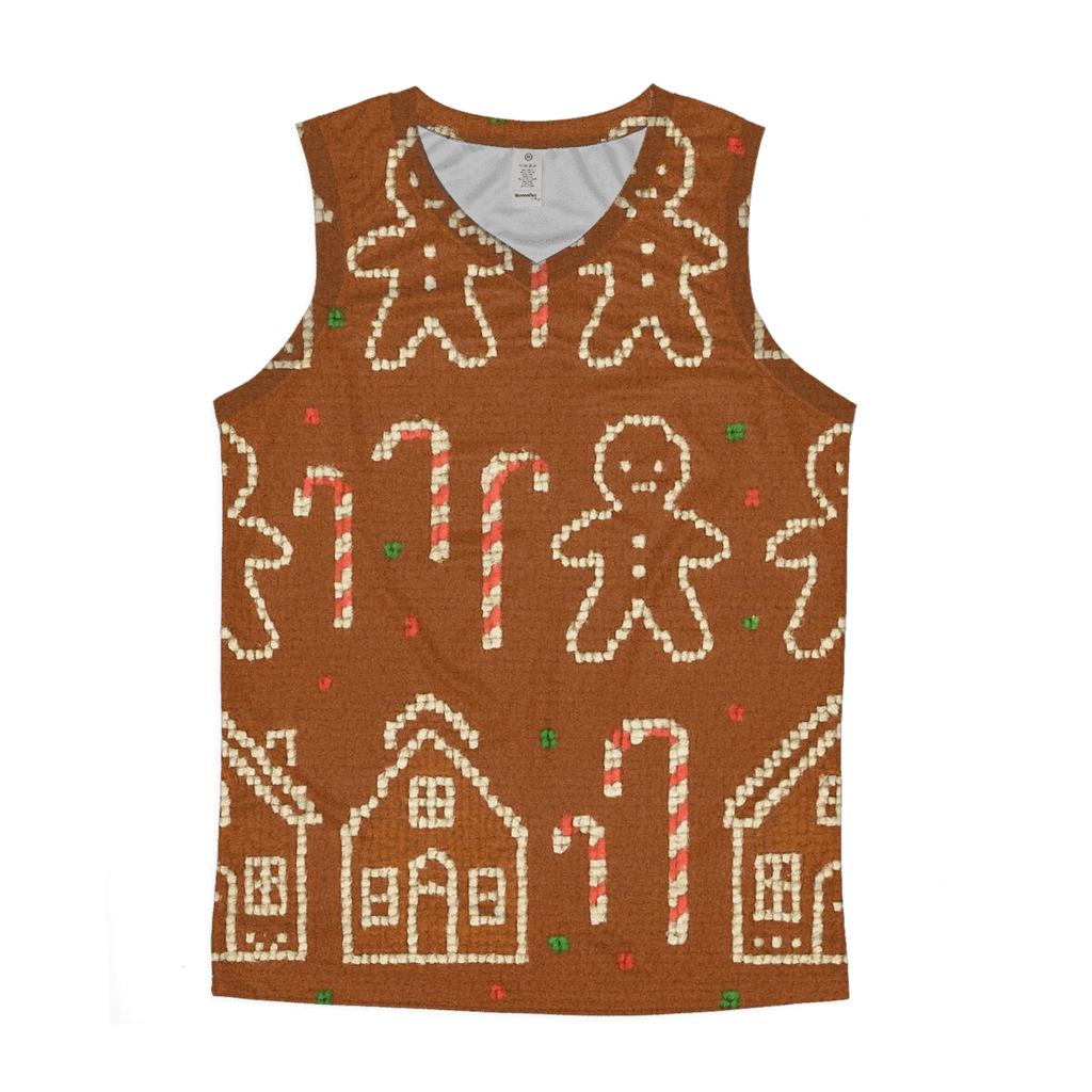 Gingerbread Village Parade Design designer workout tanks