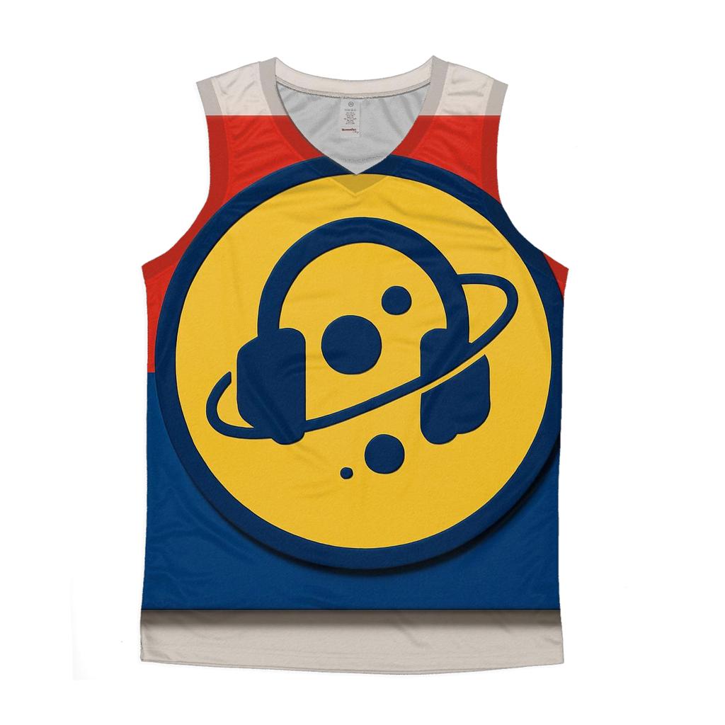 Headphone Orbit Emblem sports performance tank tops