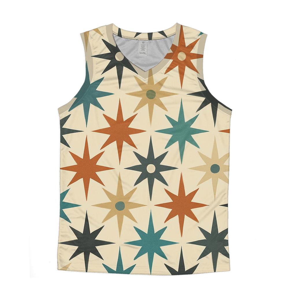 Atomic Starburst Grid custom tank tops