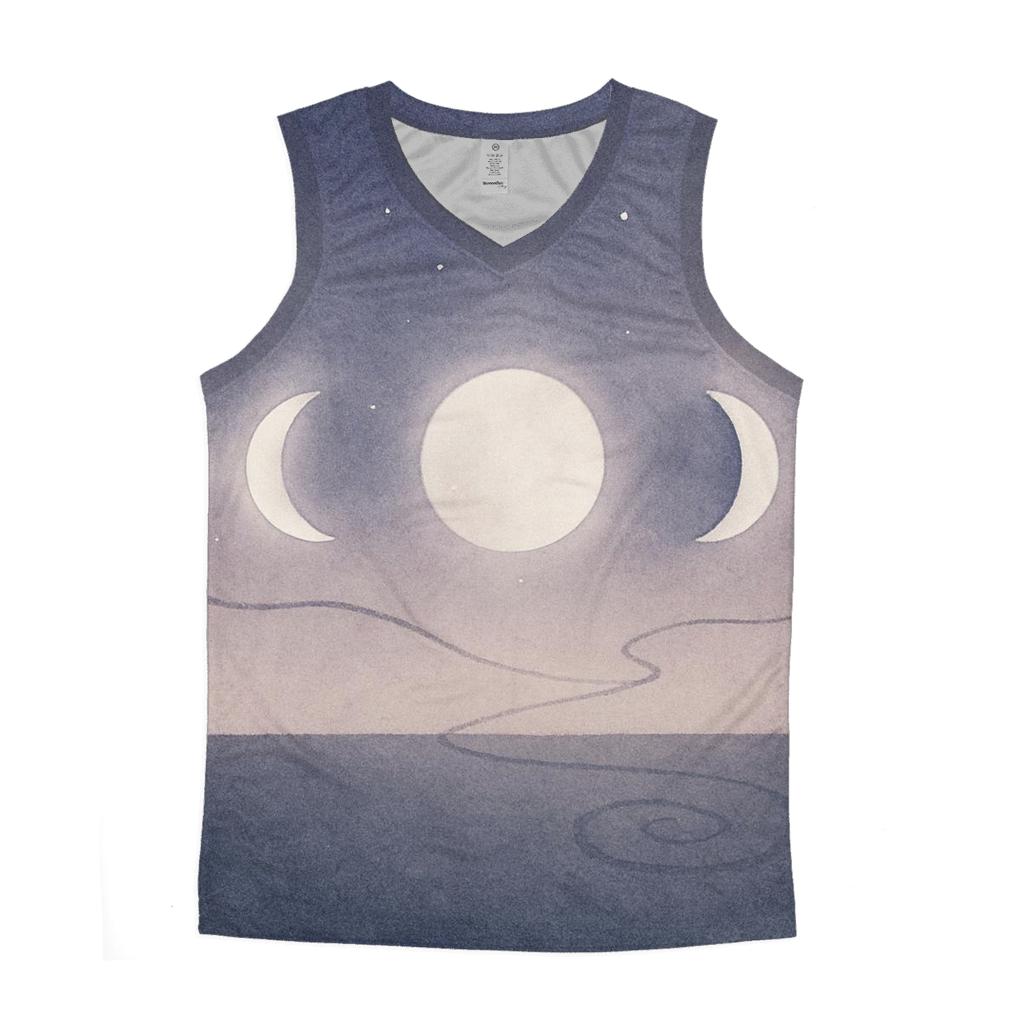 Moon Phase Path designer workout tanks