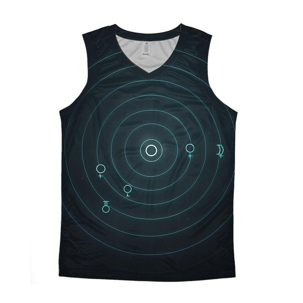 Planetary Alignment Chart designer workout tanks