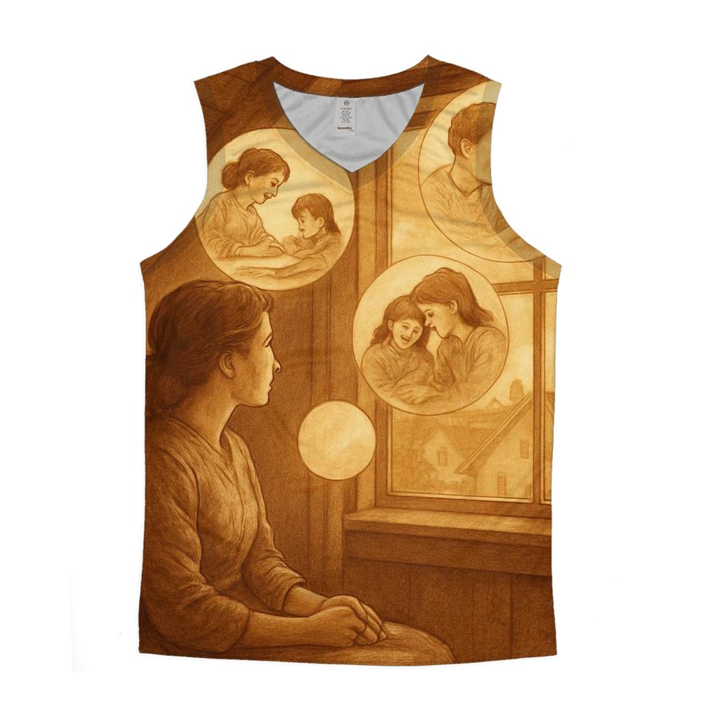 The Keeper Of Stories sports performance tank tops