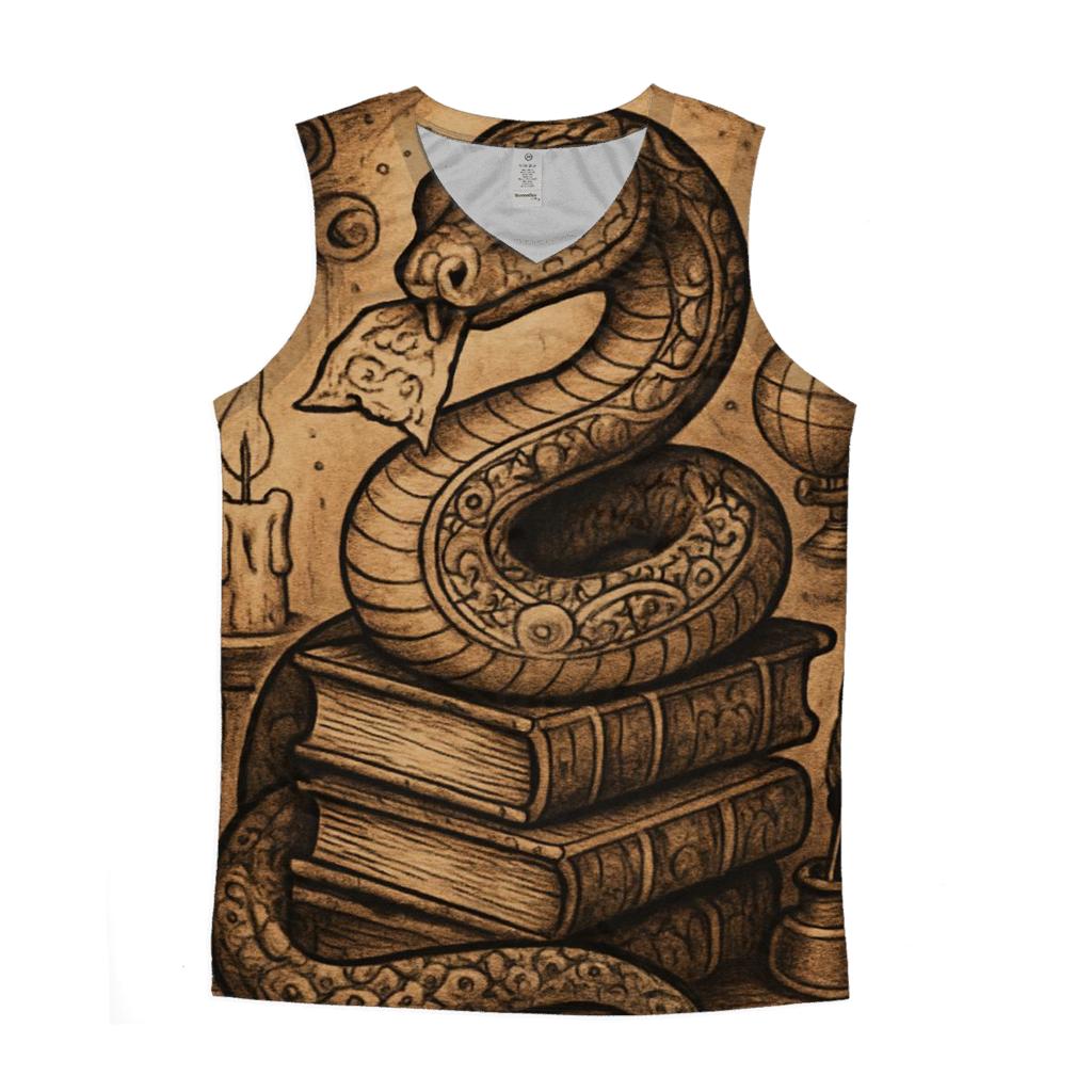 Library Ouroboros Archivist personalized athletic tanks