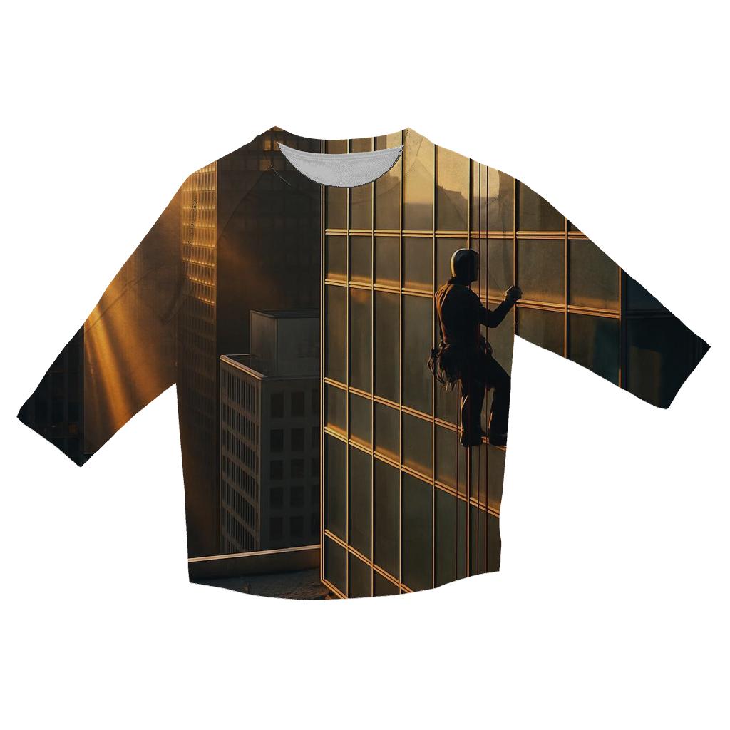 Sunrise Light Through Glass Spandrels stylish quarter sleeve tops