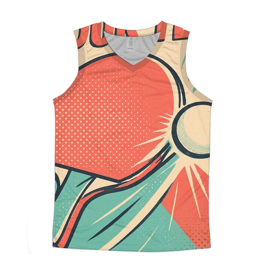Table Tennis Retro Pop casual summer tank tops