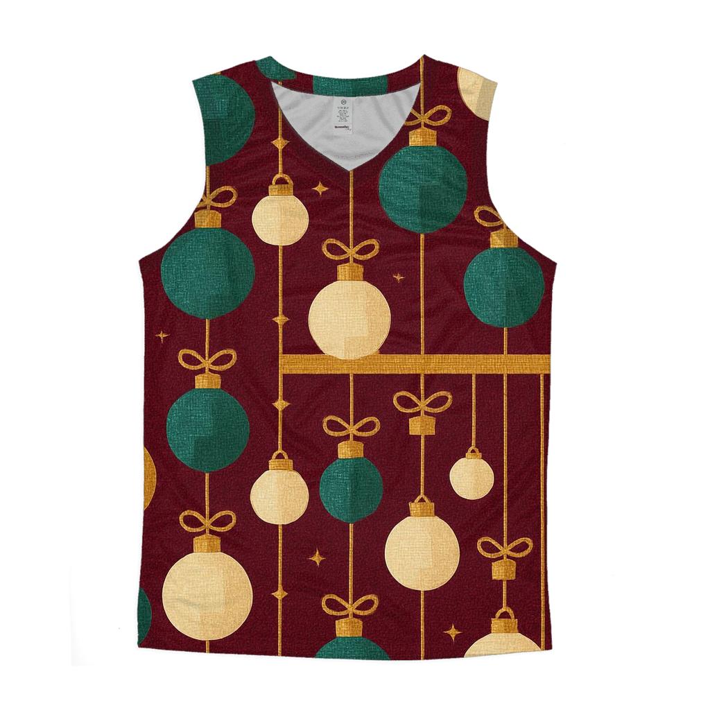 Ornament Ribbon Tapestry Design cotton sleeveless tops