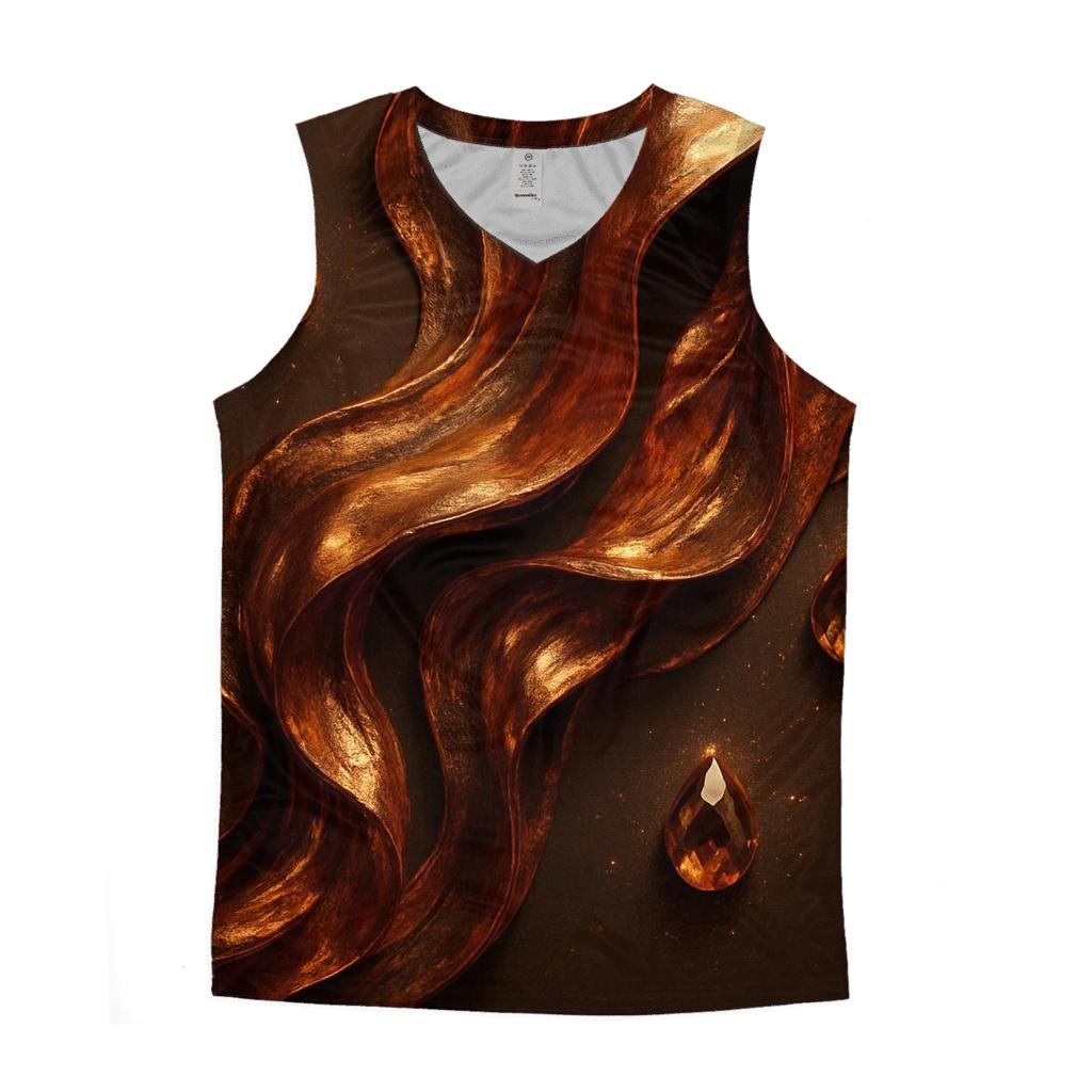 Copper Cascade casual summer tank tops