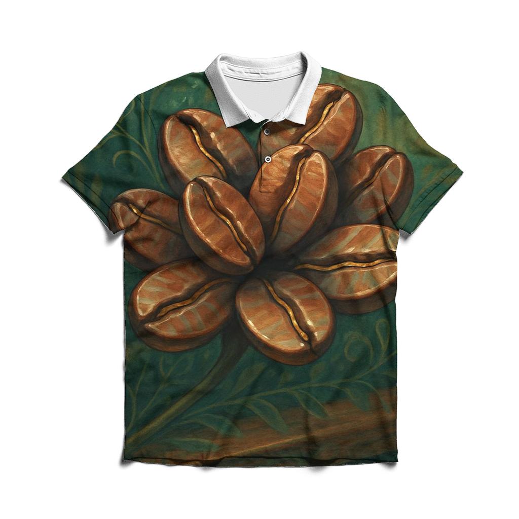 Bean Bloom Cluster classic pique polos