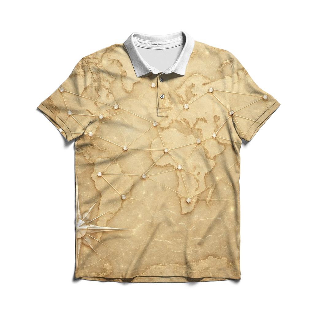 Glitter Atlas personalized polo shirts