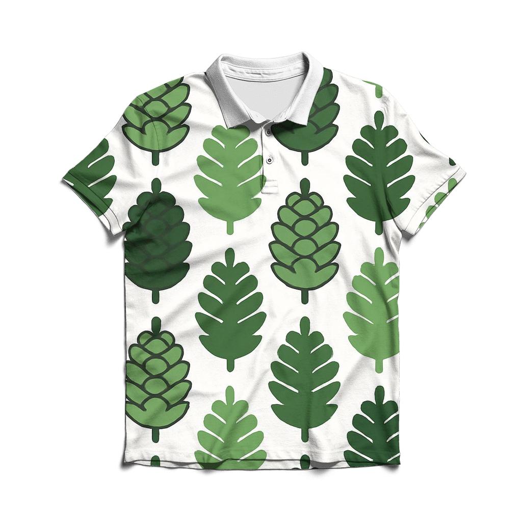 Pinecone Rhythm branded logo polo shirts