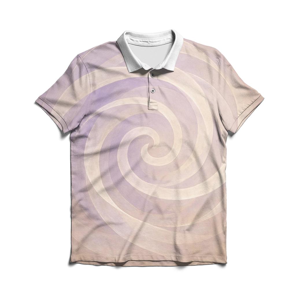 Breath Of Light Spiral custom polo shirts