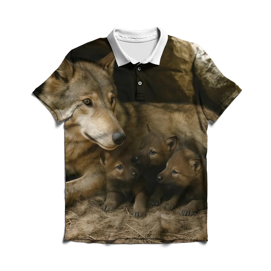 Mountain Den Midday Study casual sports polo shirts