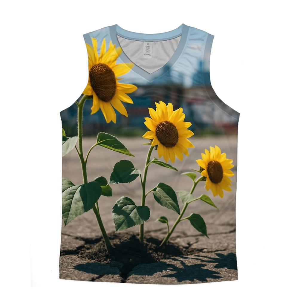 Urban Lot Sunflower Relay personalized athletic tanks