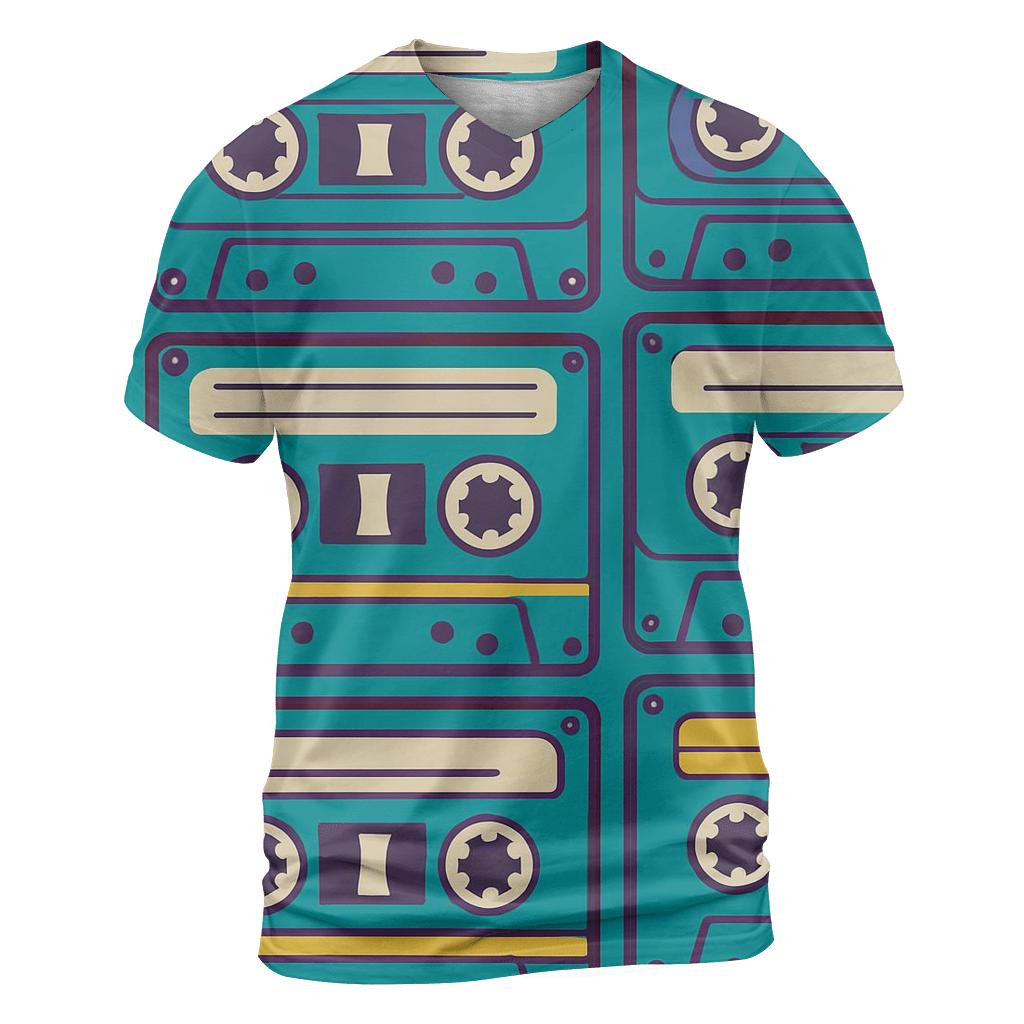 Cassette Tape Echo custom all-over print shirts