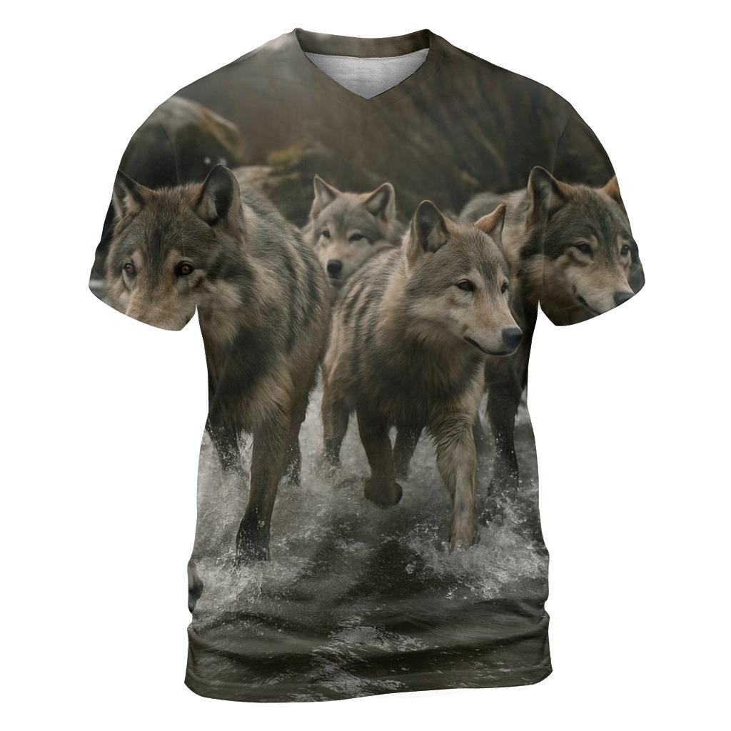 River Crossing Pack vibrant all-over design tees