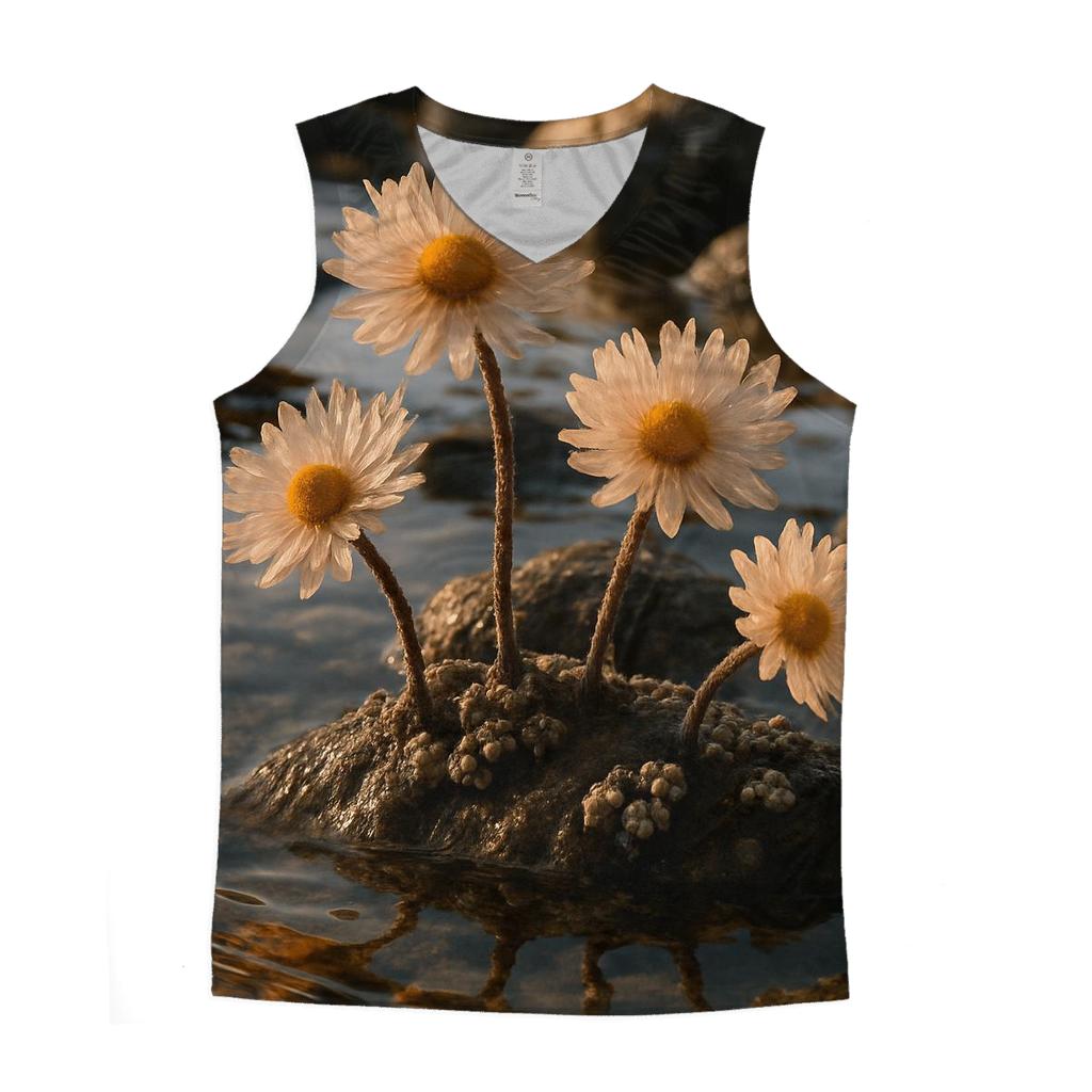 Tidal Pool Anemone Blossom casual summer tank tops