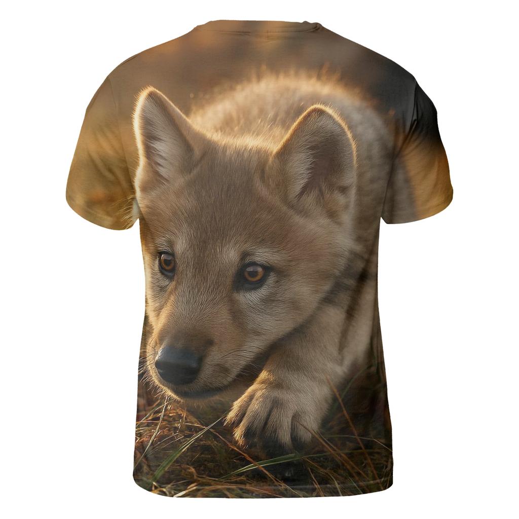 Pup Learning To Stalk trendy printed shirt styles