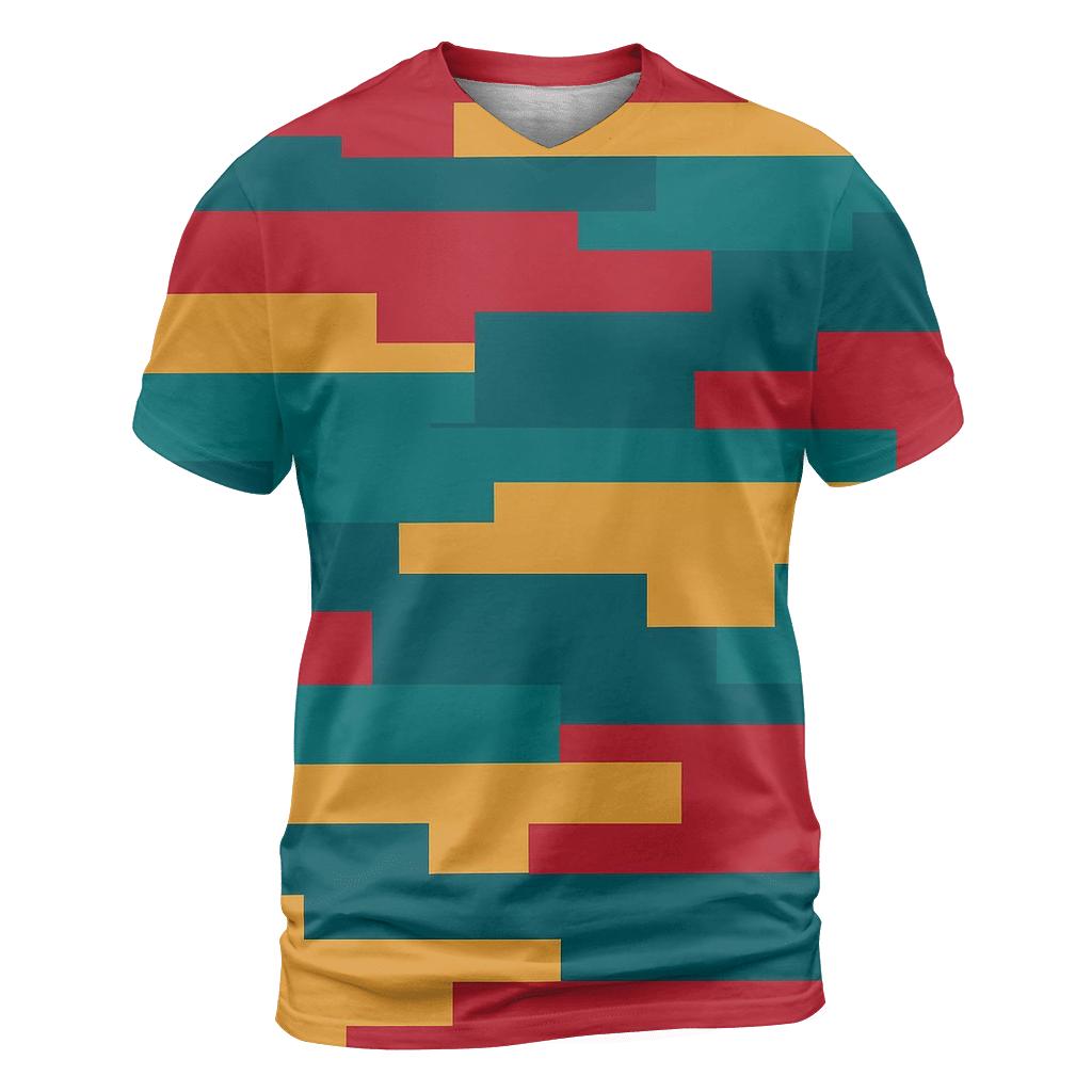Analog Glitch Fade trendy printed shirt styles