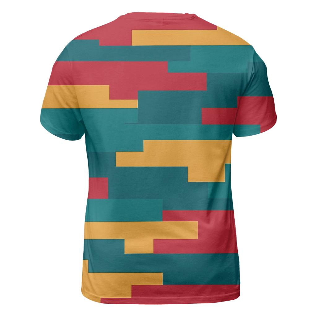 Analog Glitch Fade trendy printed shirt styles