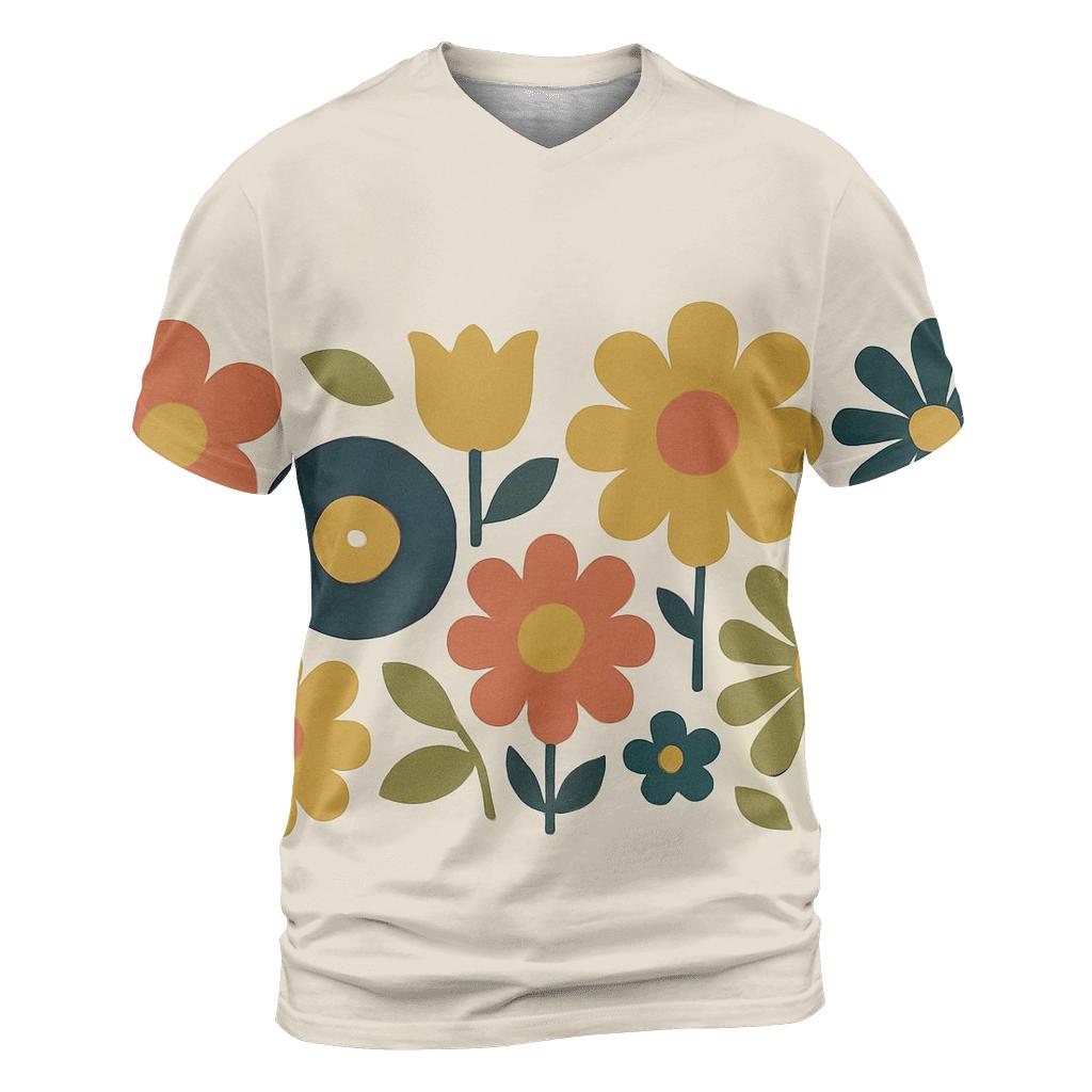 Boogie Floral Band trendy printed shirt styles