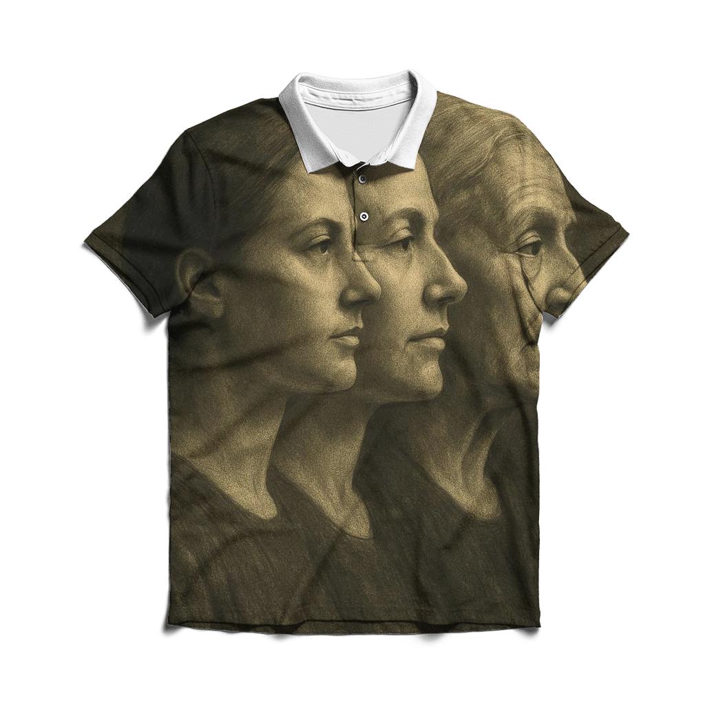 The Silent Strength stylish collar polo tees